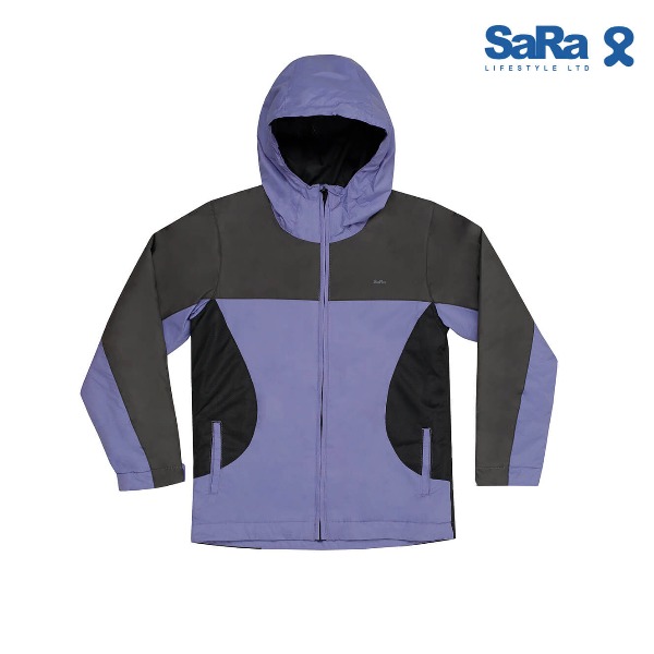 SaRa Girls Jacket (S3GJ4FCG2-Fairy Tale & City Grey)